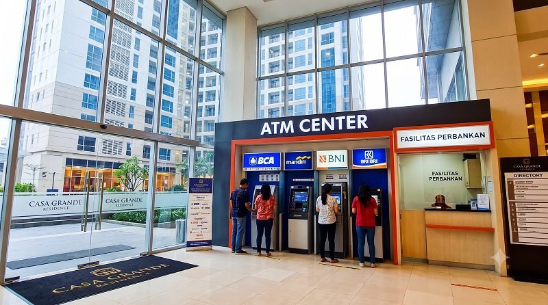 Fasilitas Perbankan dan ATM Center di Apartemen Casa Grande Residence