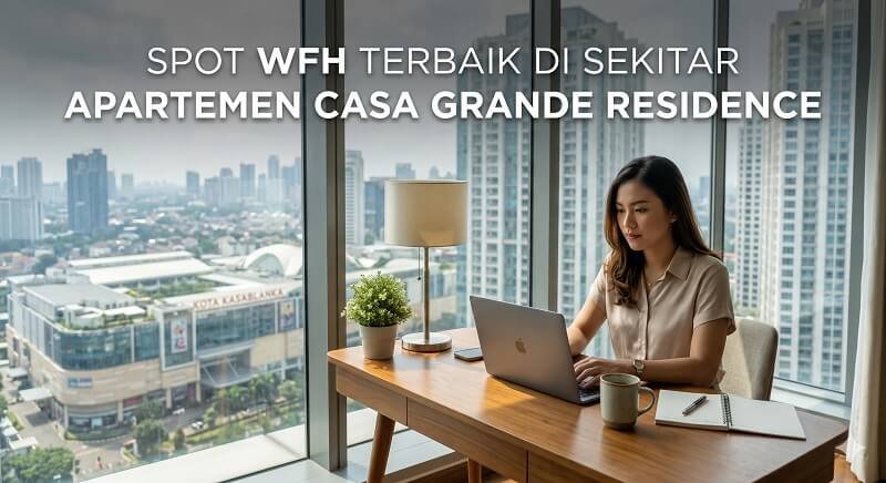 Spot WFH Terbaik di Sekitar Apartemen Casa Grande Residence