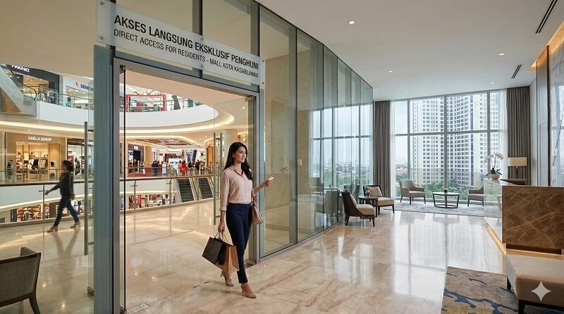 Akses Langsung Eksklusif Penghuni Casa Grande Residence Menuju Mall Kota Kasablanka
