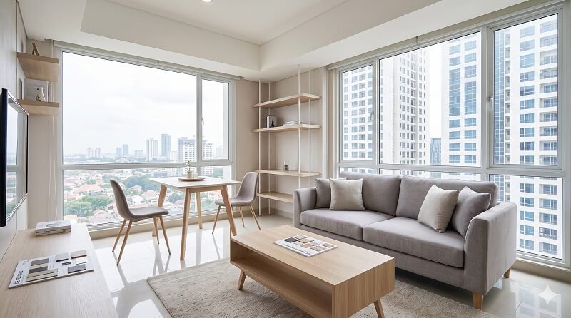 Ide Dekorasi Apartemen Minimalis untuk Unit Apartemen Casa Grande Residence