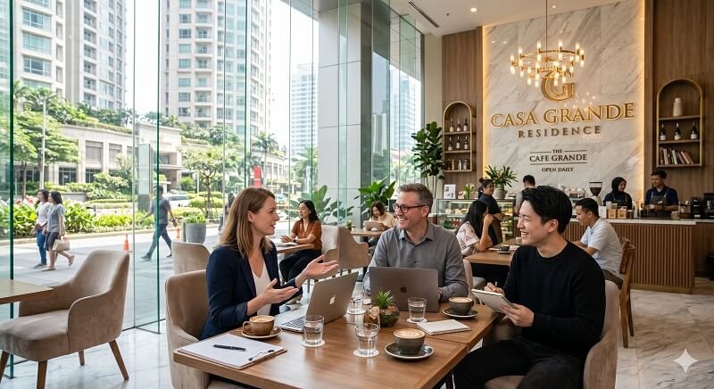 Pilihan Tempat Meeting Informal Terbaik di Kafe Sekitar Casa Grande Residence