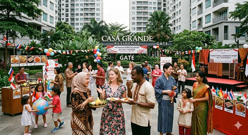 Toleransi Keberagaman Budaya di Komunitas Internasional Casa Grande Residence