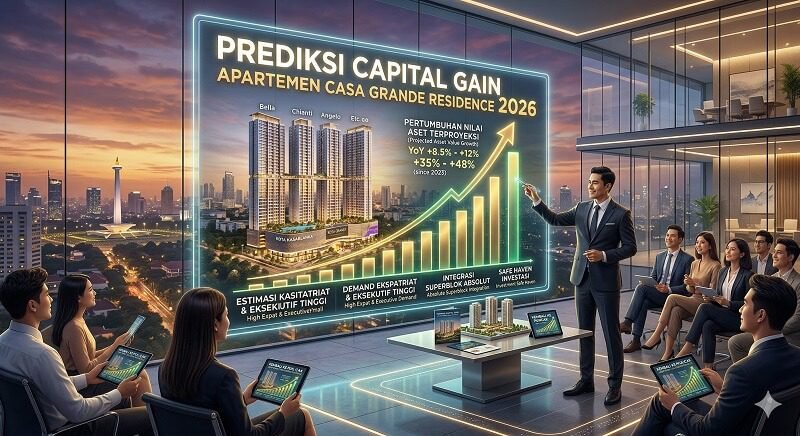 Prediksi Capital Gain Apartemen Casa Grande Residence 2026