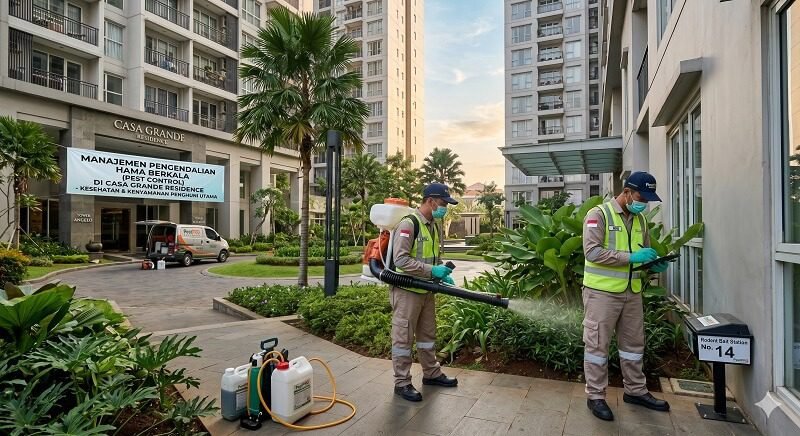Manajemen Pengendalian Hama (Pest Control) Berkala di Casa Grande Residence
