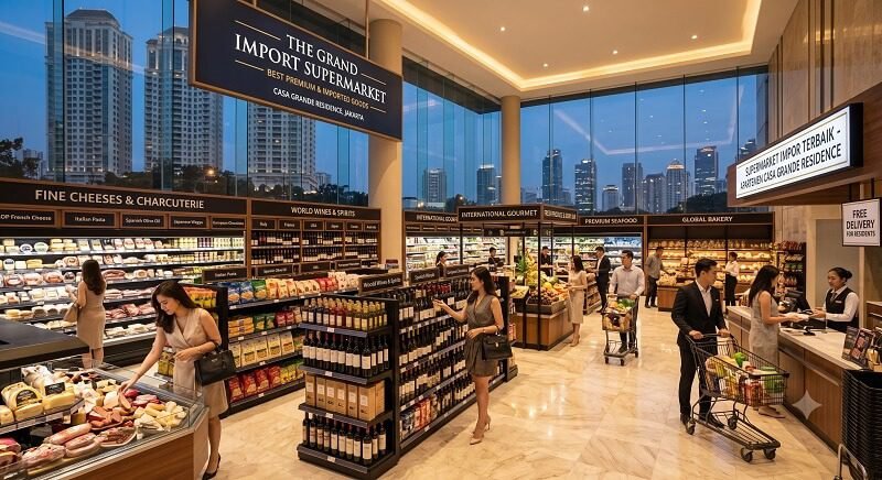 Supermarket Impor Terbaik Apartemen Casa Grande Residence