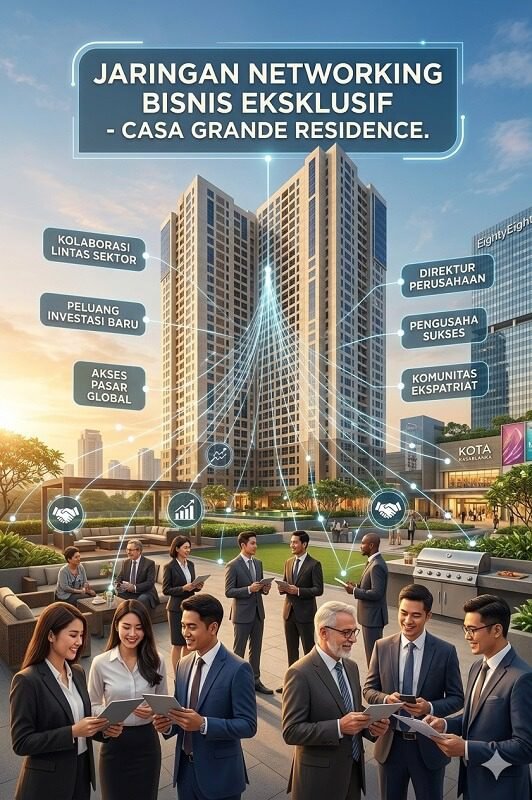 Jaringan Networking Bisnis Eksklusif di Kalangan Penghuni Casa Grande Residence Kota Kasablanka