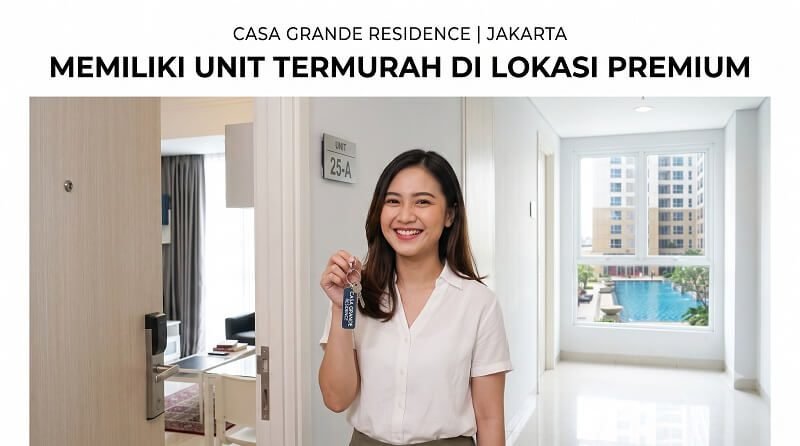 Memiliki Unit Termurah di Apartemen Casa Grande Residence